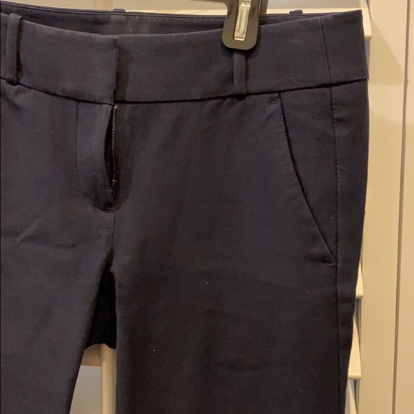 Skinny crop navy trousers - Picture 2 of 4